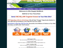 Tablet Screenshot of hitssupplynetwork.com